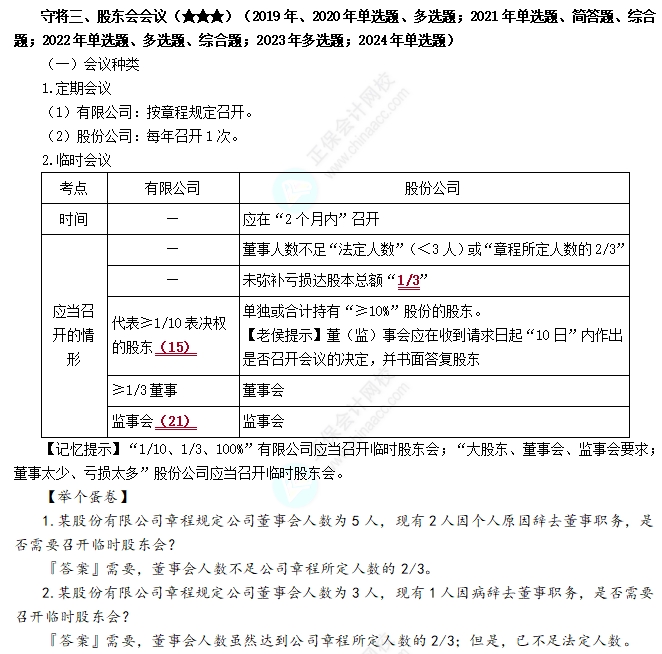 股东会