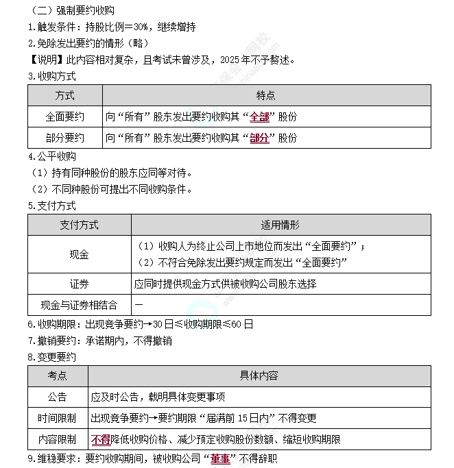 强制要约收购