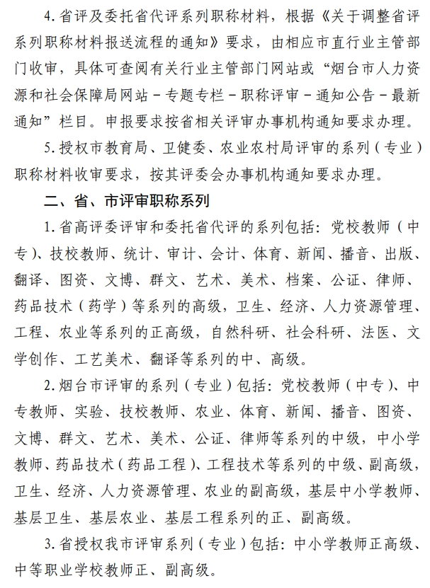 煙臺職稱評審報(bào)名手冊3