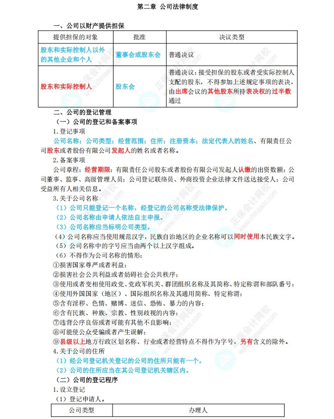 公司法律制度