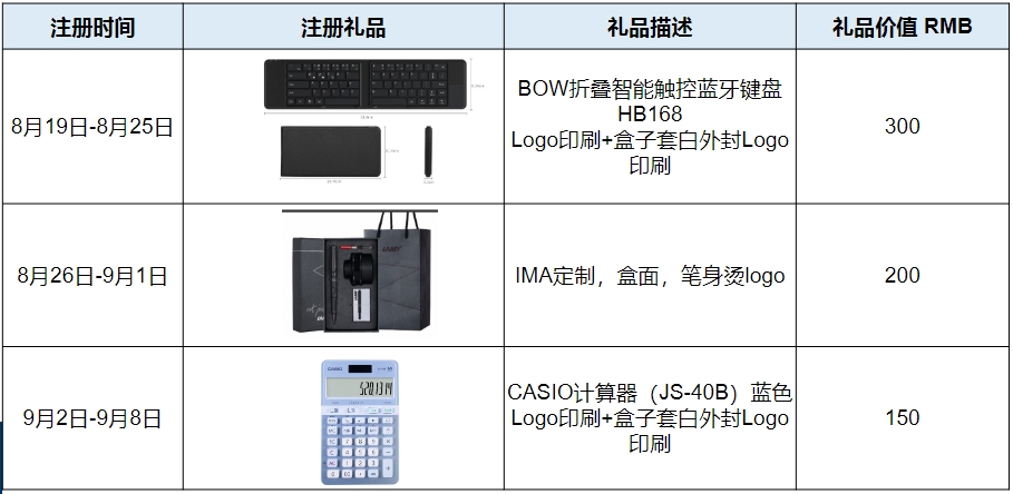 注册好礼